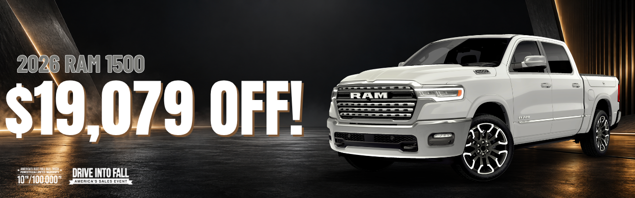 2026 Ram 1500, $19,079 off